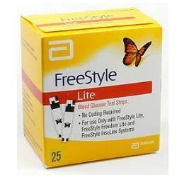 Freestyle Lite Strisce Reattive Glicemia 25 Pezzi Misurazione Glicemia