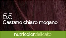 Biokap Nutricolor Delicato 5.50 Castano Mogano Tinta Per Capelli