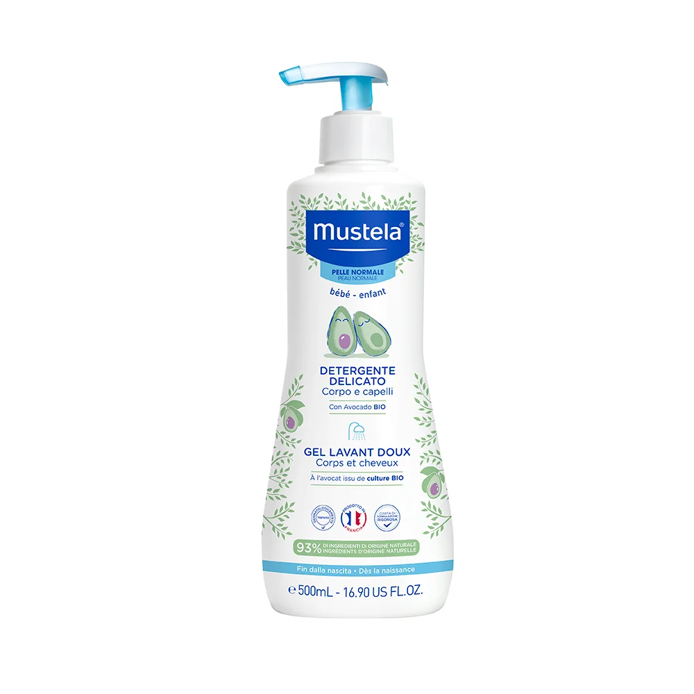 Mustela Detergente Delicato 500 ml Viso, corpo e capelli