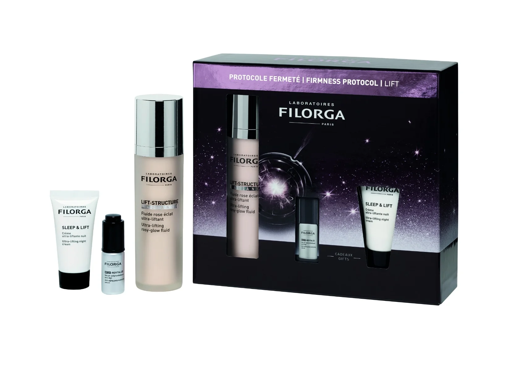 Filorga Xmas Coffret Lift Structure 2025 LIST-STRUCTURE RADIANCE - 50ml + NCEF-REVITALIZE SERUM - 5ml + SLEEP&LIFT - 15ml