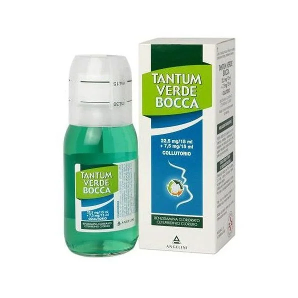 Tantum Verde Bocca Collutorio 120 ml Benzidamina Cloridrato