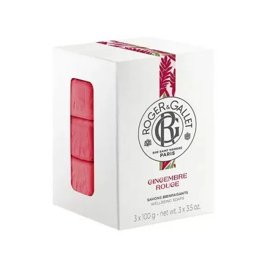 R&G Gingembre Rouge Box Saponetta 3 Pezzi 100 g Mani e corpo