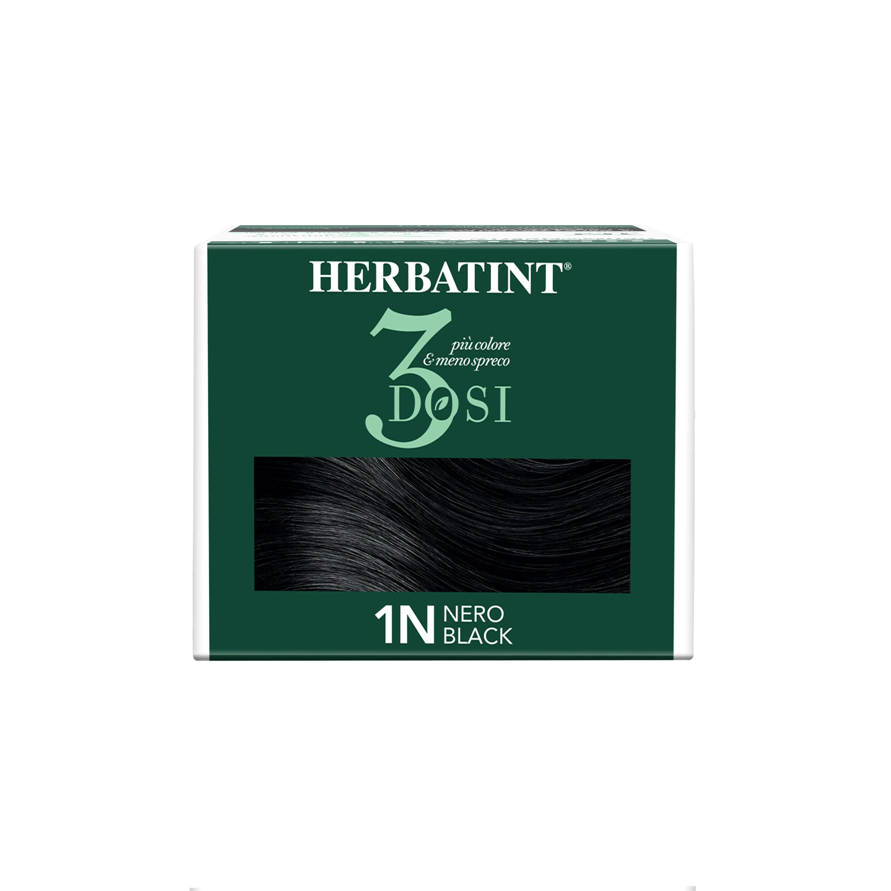Herbatint Tintura Capelli Gel Permanente 3Dosi 1N Nero 300 ml 