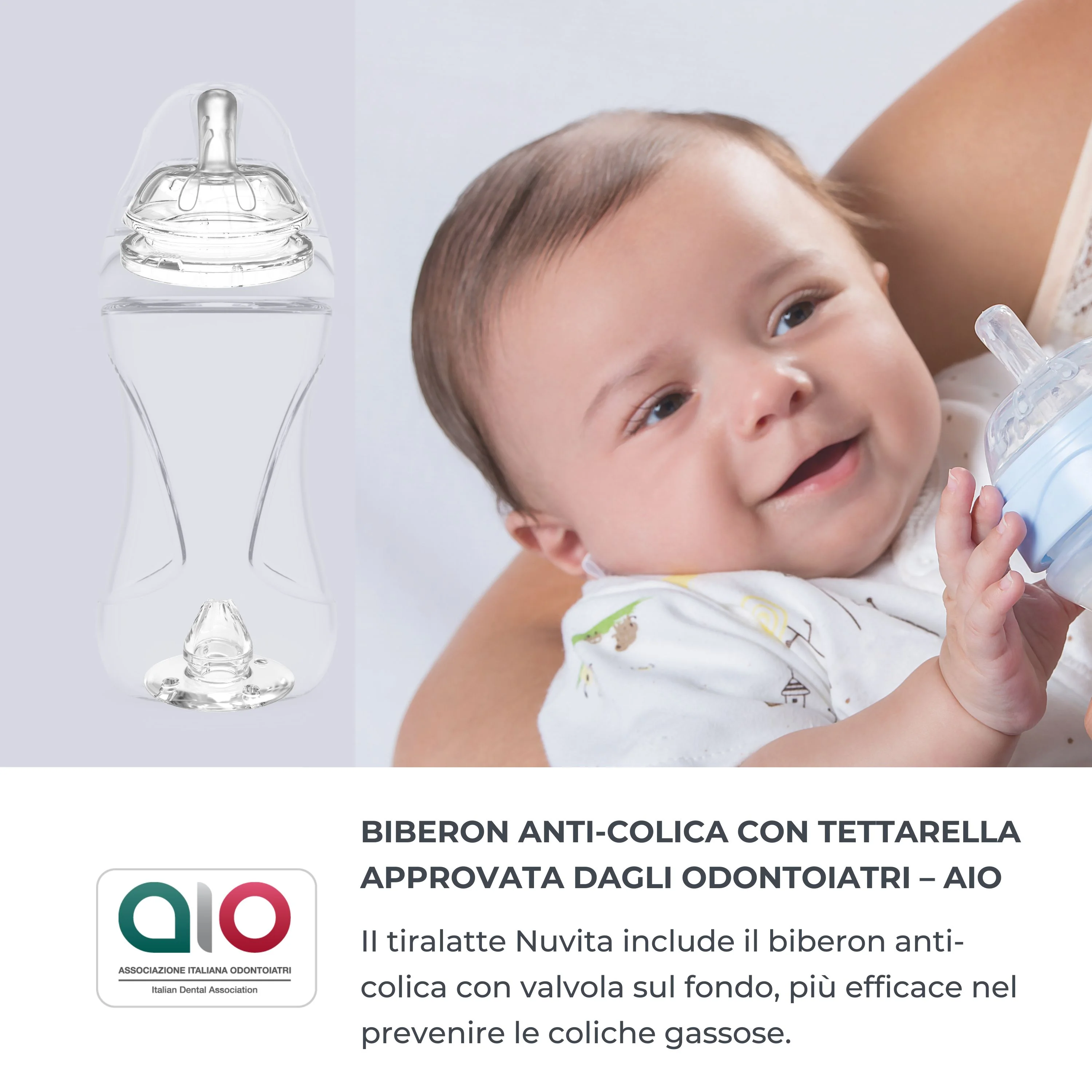 Nuvita Materno Smart Tiralatte Elettrico Sage Green
