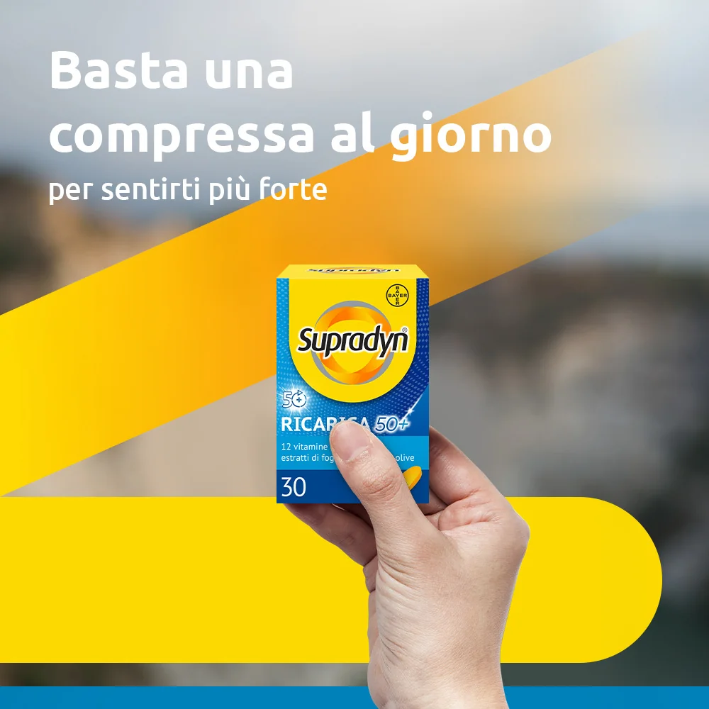 Supradyn Ricarica 50+ Integratore 30 Compresse Vitamine e Minerali