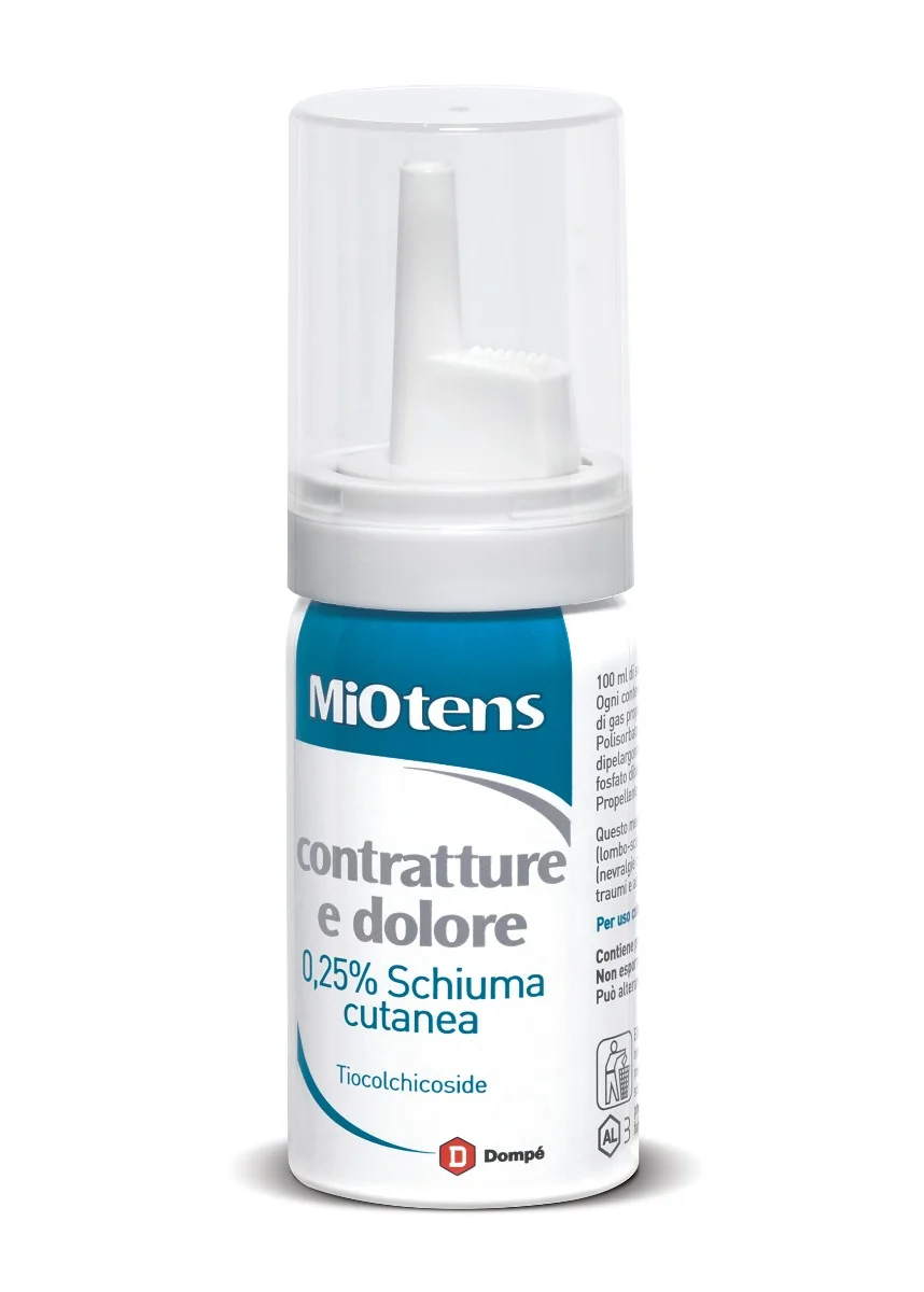 Miotens Contratture E Dolore 0,25% Schiuma Cutanea 30 ml Antidolorifico