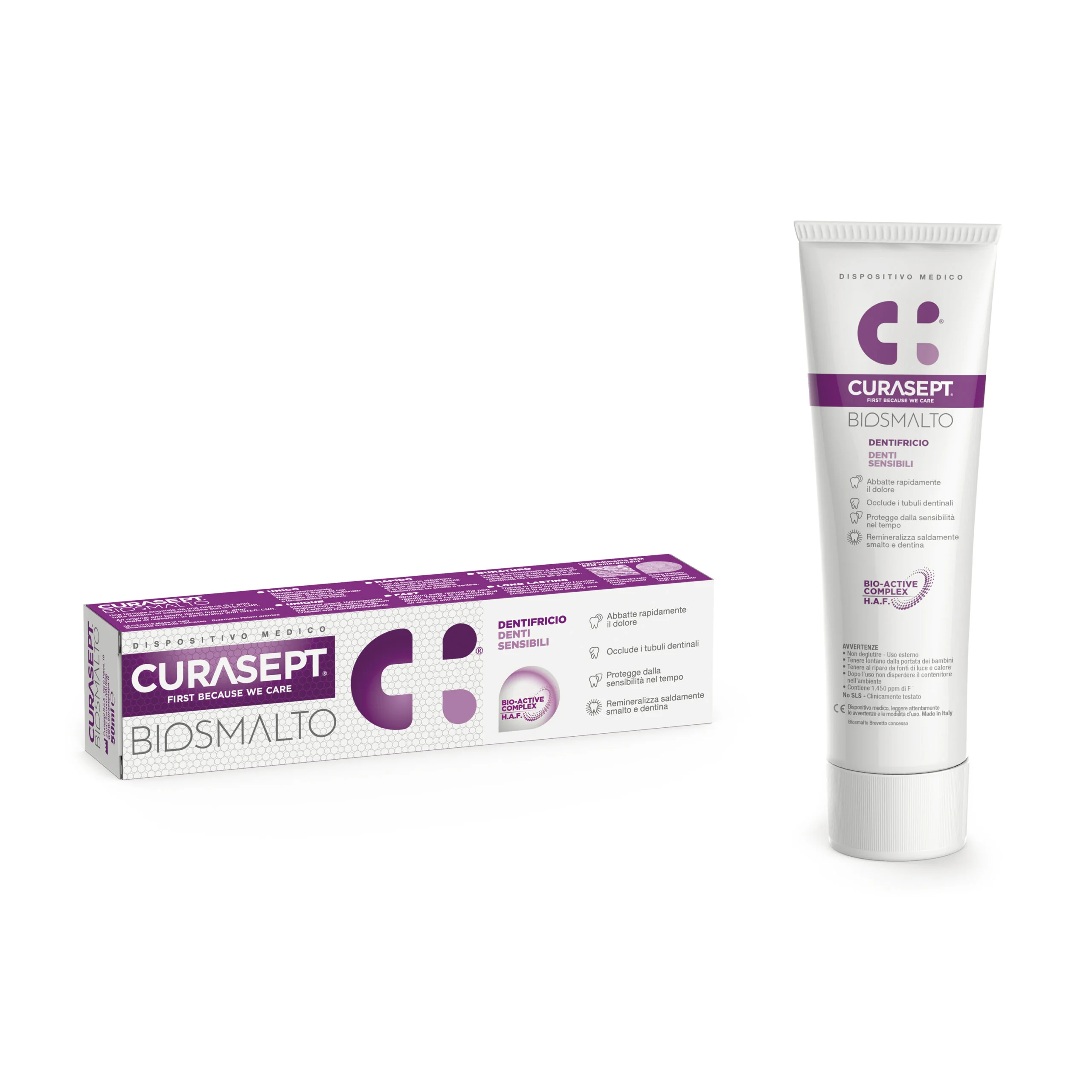 Curasept Biosmalto Dentifricio Denti Sensibili 75 ml