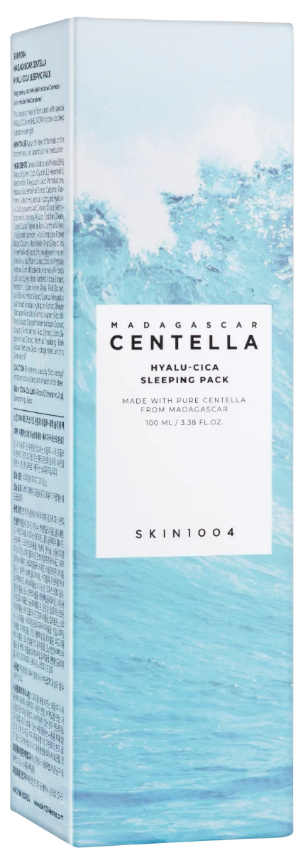 Skin1004 Madagascar Centella Hyalu-Cica Sleeping Pack 100Ml Maschera viso notte