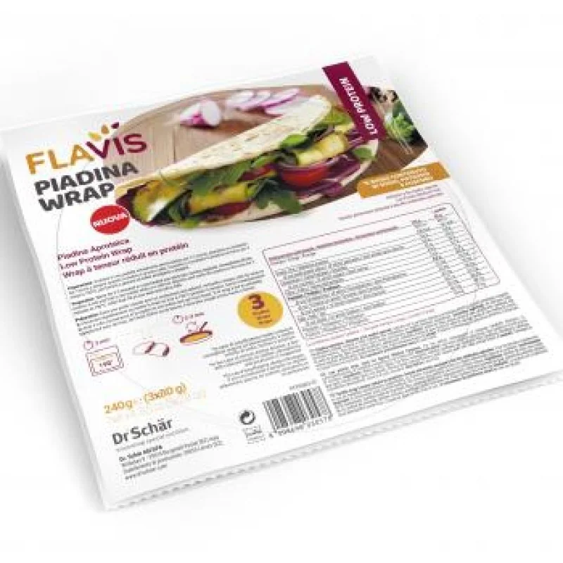 Mevalia Flavis Piadina 240 g alimenti senza proteine