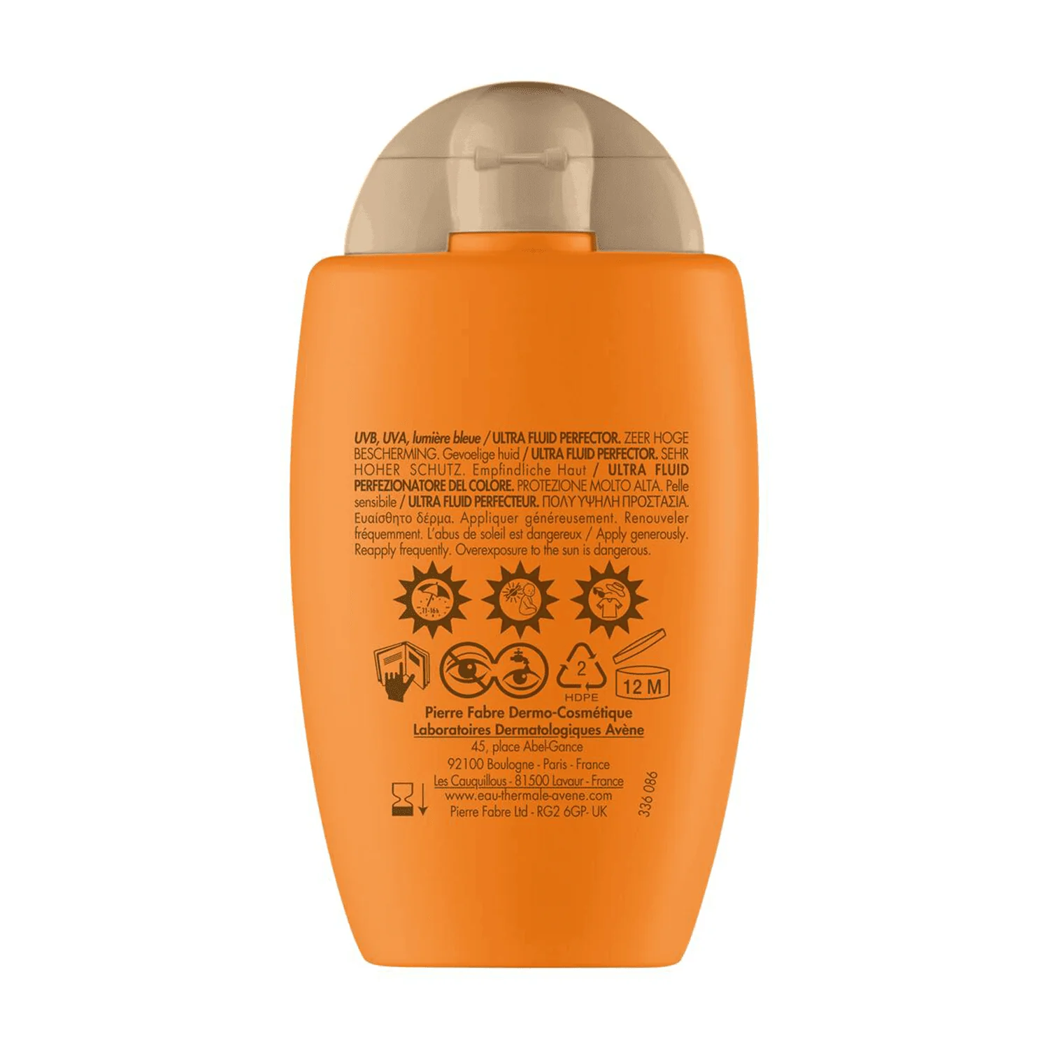 Eau Thermale Avène Ultra Fluid Perfezionatore Protezione molto alta Spf50+ 50 ml Pelle Normale