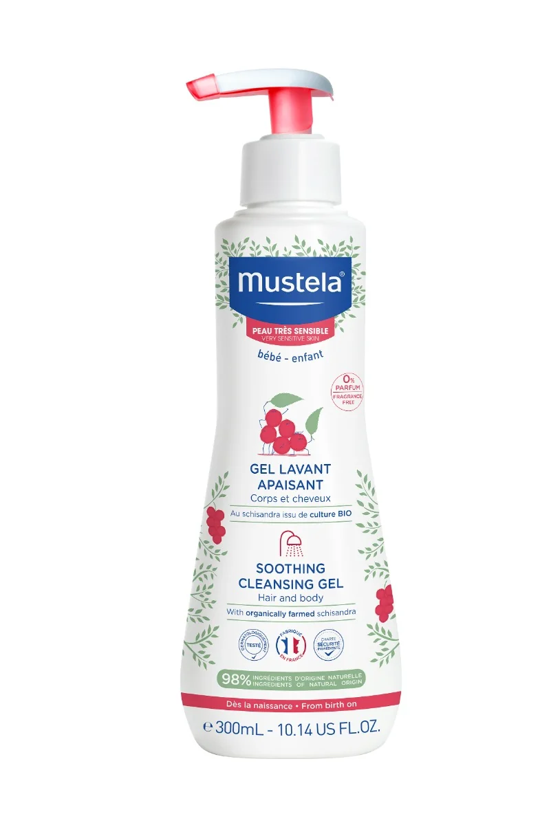 Mustela Gel Detergente 300 ml Lenitivo