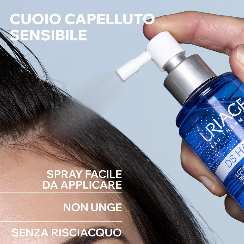 Uriage DS Hair Lozione Spray Lenitivo Regolatore 100 ml Pelle Sensibile Pelle Irritata
