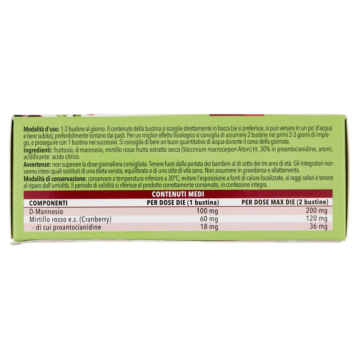 Equilibra Urinelle Cranberry 12 Bustine Orosolubili Prevenzione Cistite