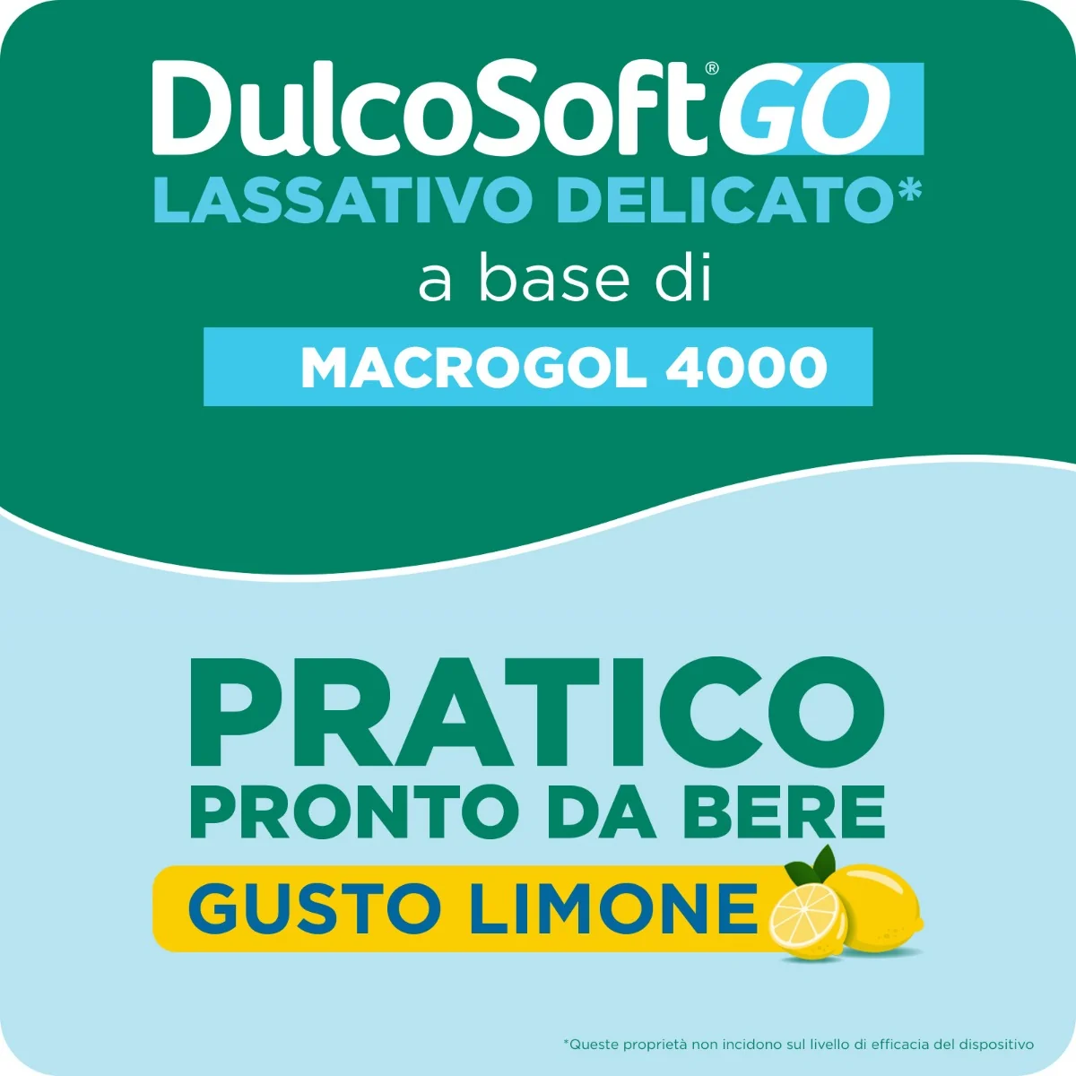 Dulcosoft Go Gusto Limone 20 Bustine Da 20 Ml