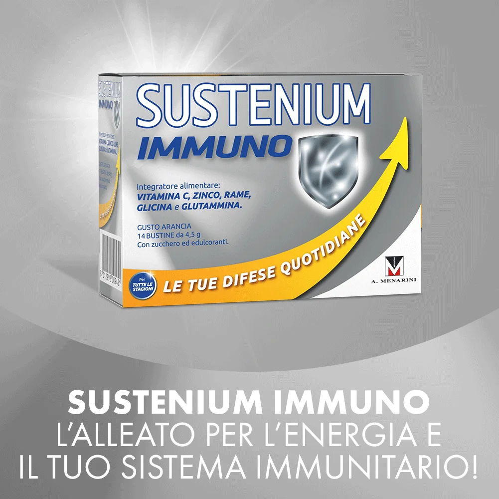 Sustenium Immuno Energy 14 Bustine Integratore Sistema Immunitario