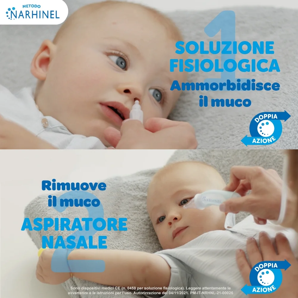 Narhinel 20 Flaconcini Monodose Soluzione Fisiologica