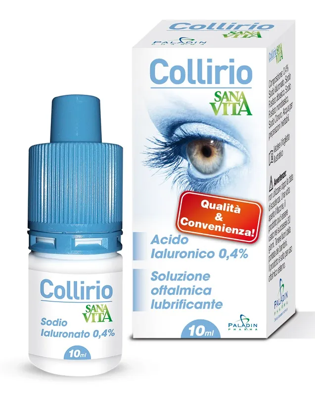 Sanavita Collirio Sodio Ianulorato 0,4% 10 ml