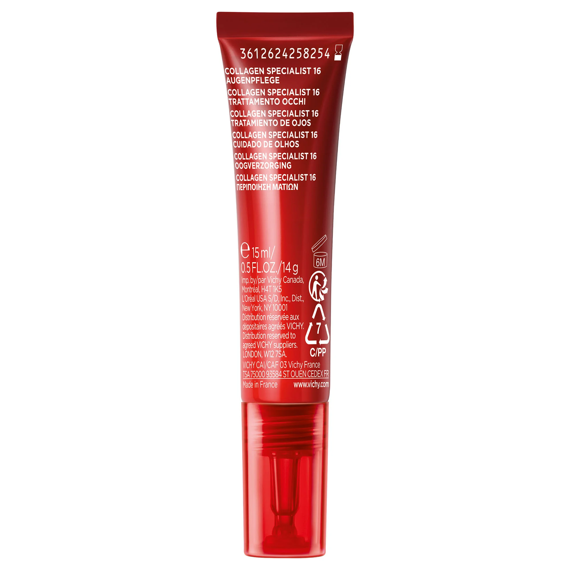 Vichy Liftactiv Collagen Specialist Contorno Occhi 15 Ml Rigenerante