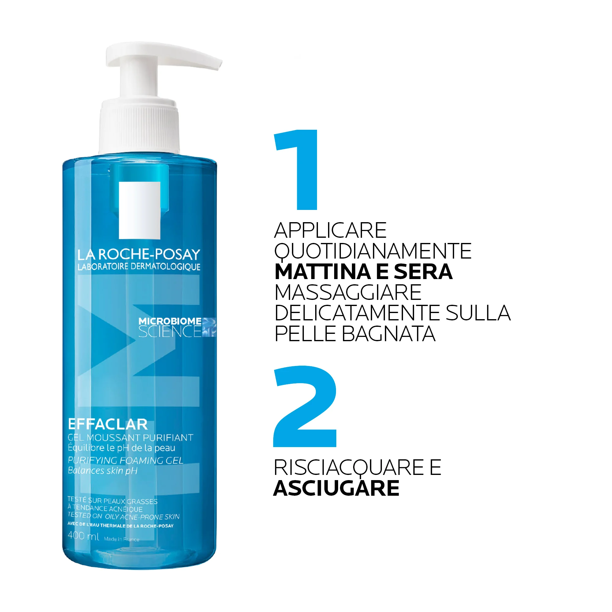 La Roche Posay Effaclar Gel Anti-imperfezioni 400 Ml Detergente purificante