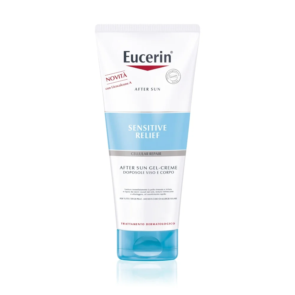Eucerin After Sun Sensitive Relief 200 Ml Doposole Viso e Corpo