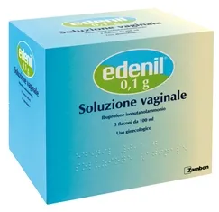 Edenil Soluzione Vaginale 0,1 gr Ibuprofene 5 Flaconi 100 ml