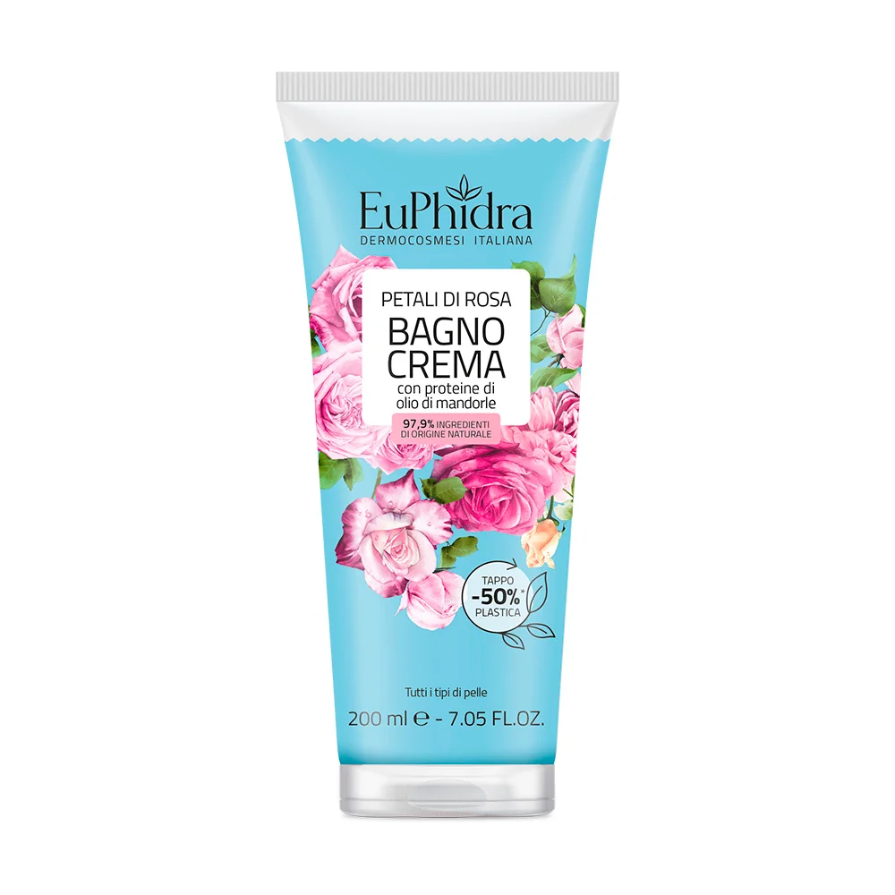 EuPhidra Bagno Crema Petali Rosa 200 ml