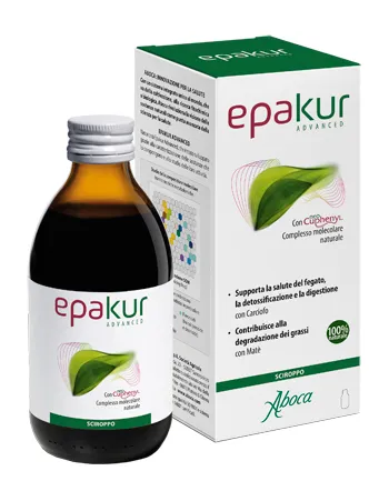 Aboca Epakur Sciroppo 320 g - Benessere Epatico e Azione Depurativa