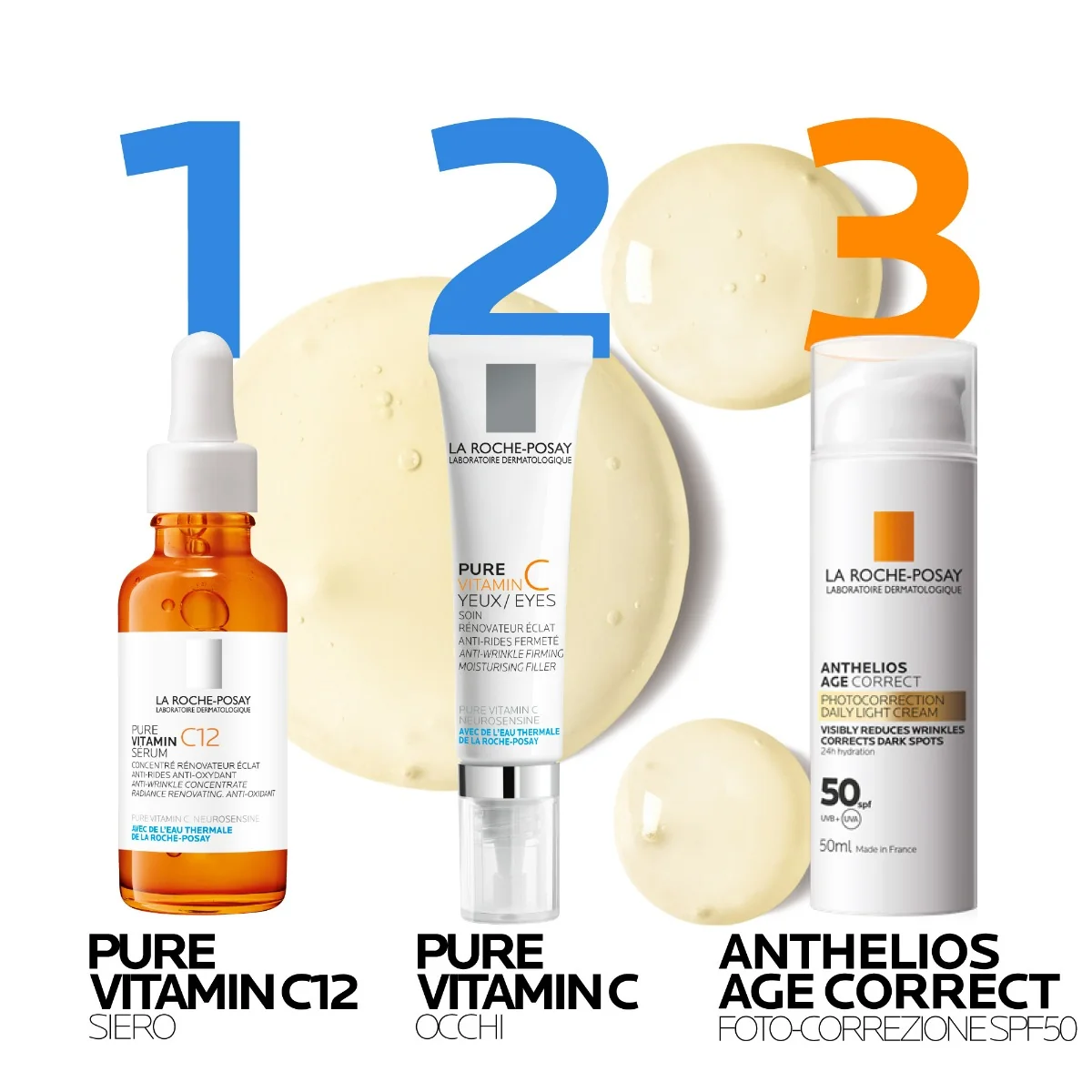 La Roche Posay Pure Vitamin C12 Siero 30Ml Antirughe, Antiossidante e Illuminante
