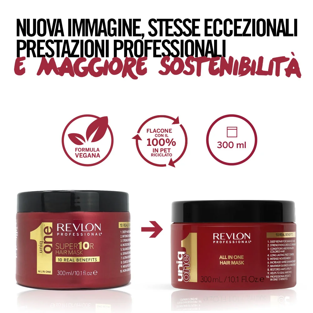 Revlon Uniq One All In One Hair Mask 300 ml Capelli secchi e crespi