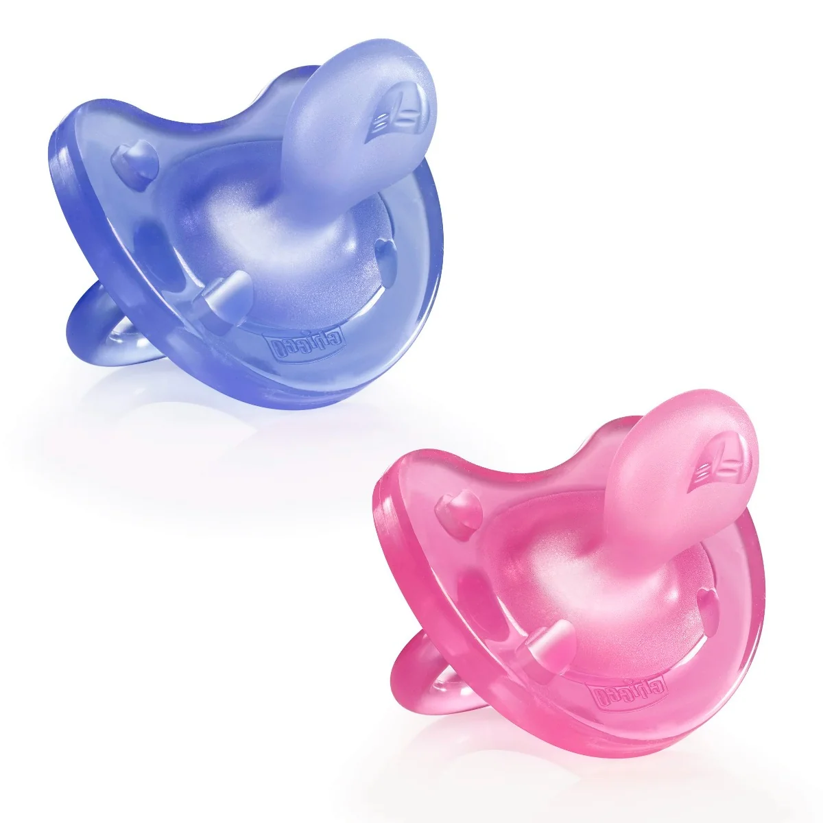 Chicco Gommotto Silicone Rosa 16-36M 2 Pezzi