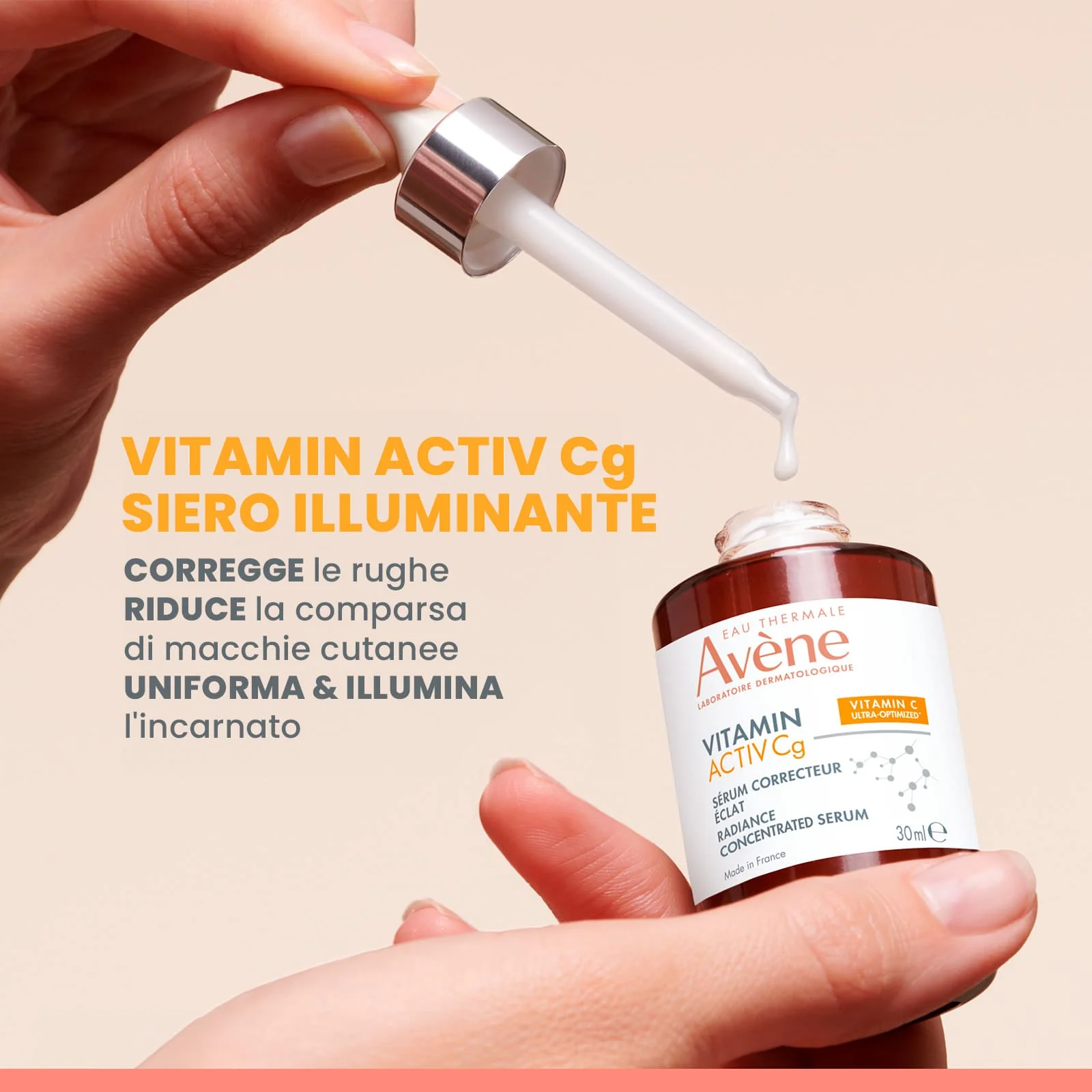 Eau Thermale Avène Vitamin Activ Cg Siero Correttore Luminosità 30 ml Antietà