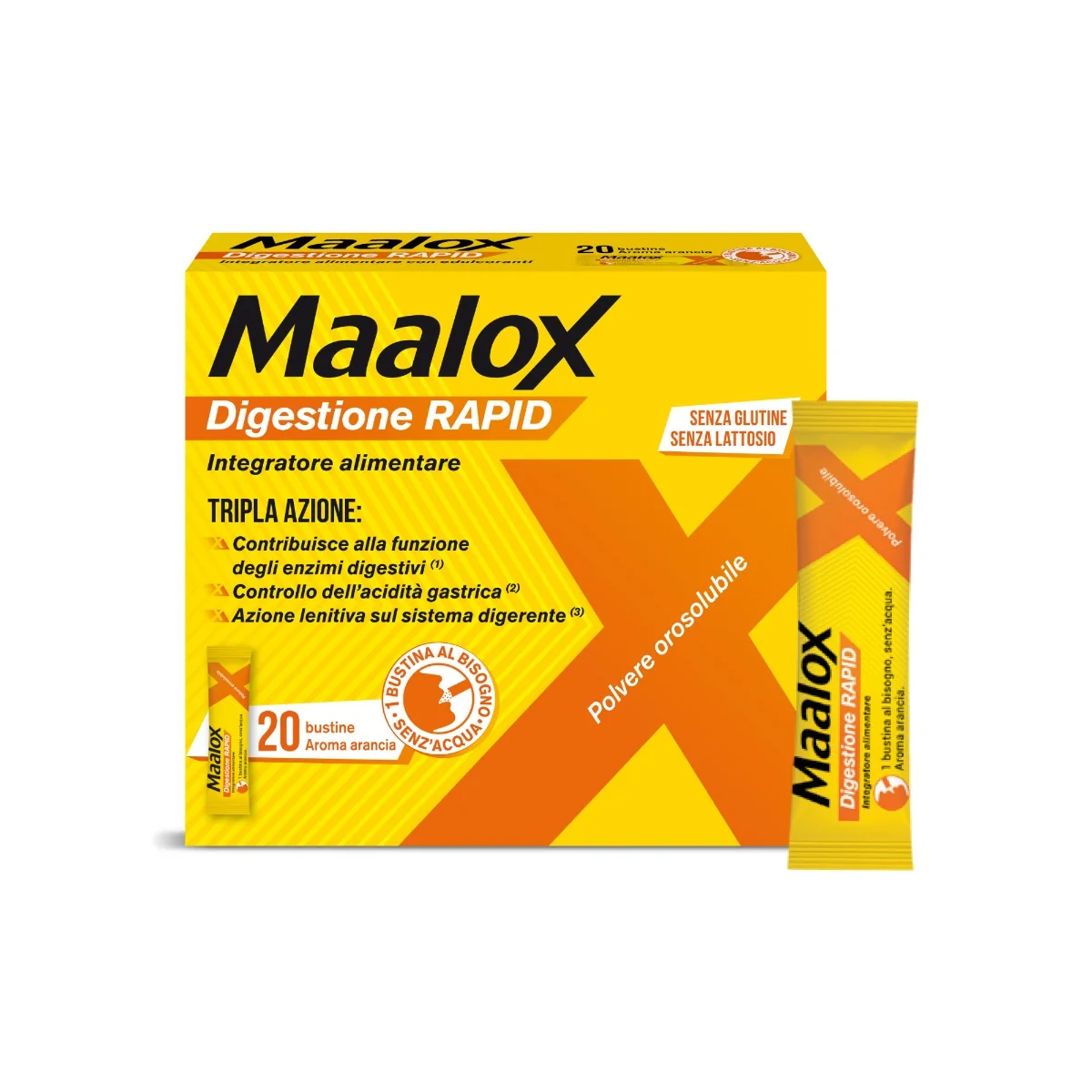 Maalox Digestione Rapid 20 Bustine Da 2 g Benessere Digestivo