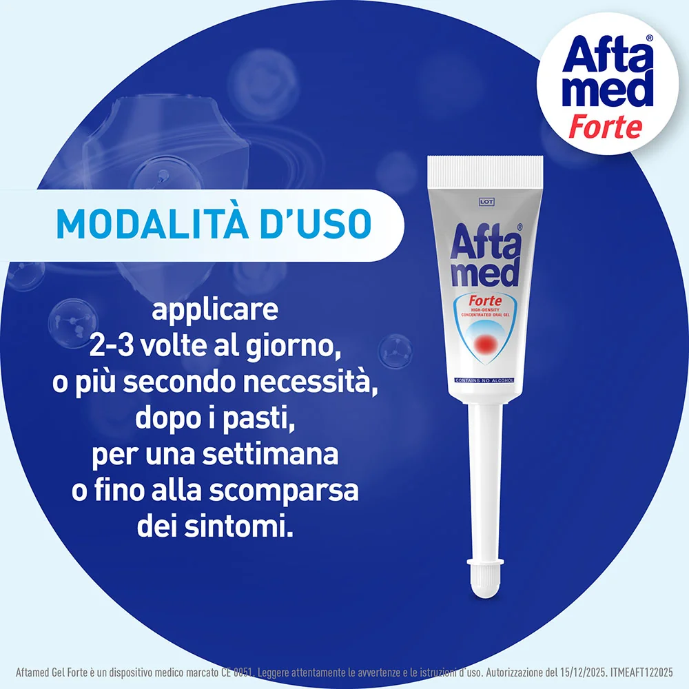 Aftamed Forte Gel Anti-Afte 8 ml Prevenzione Afte