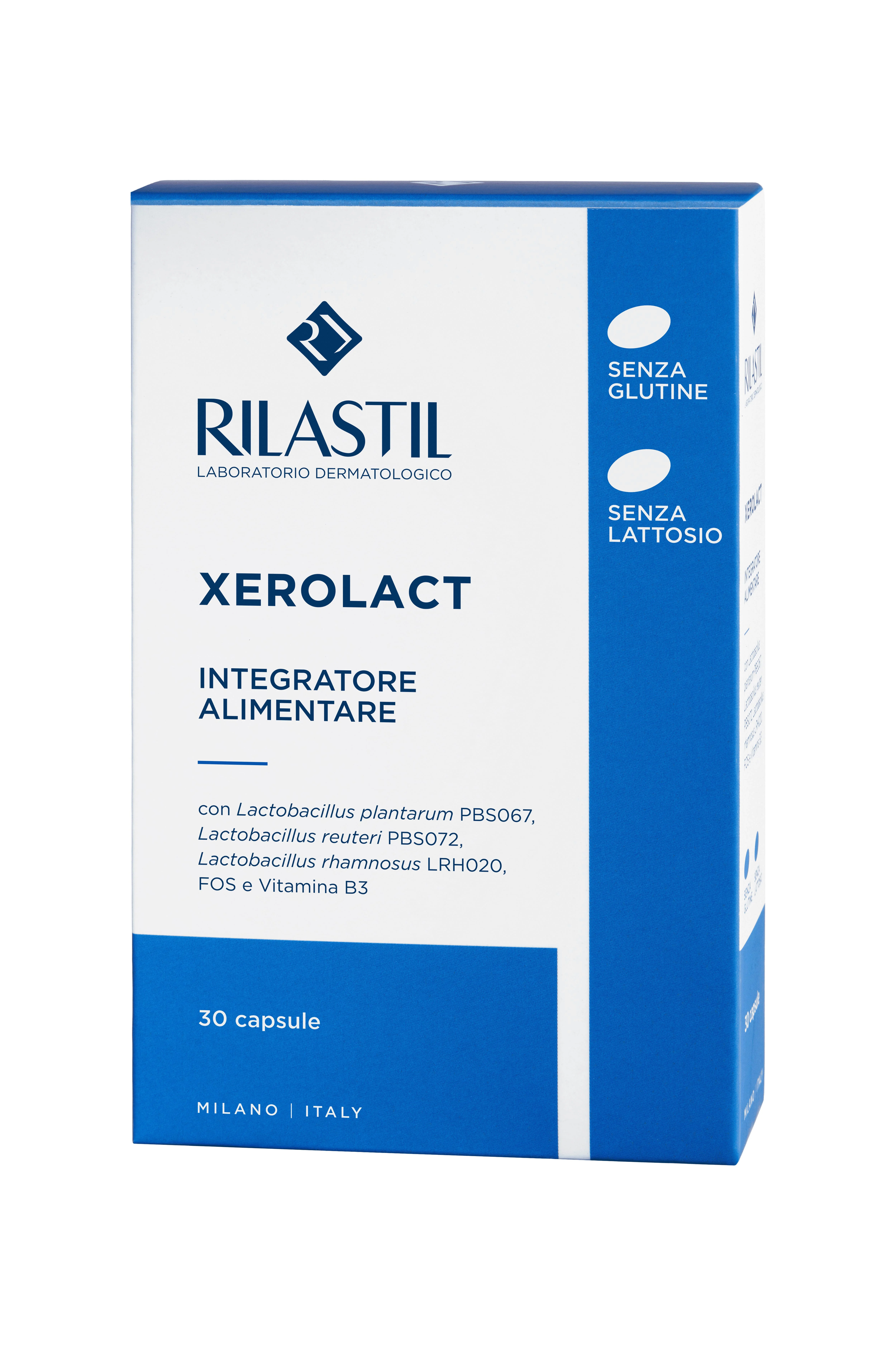 Rilastil Xerolact 30 Capsule Pelle Atopica e Sensibile