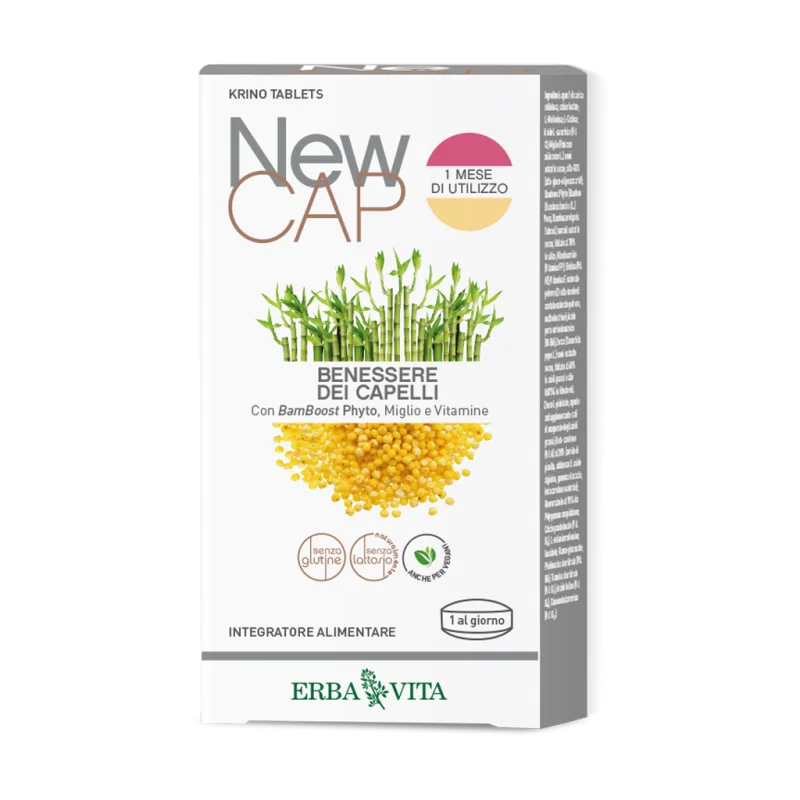 Erba Vita NewCap KrinoTablets Integratore Anticaduta 30 Compresse