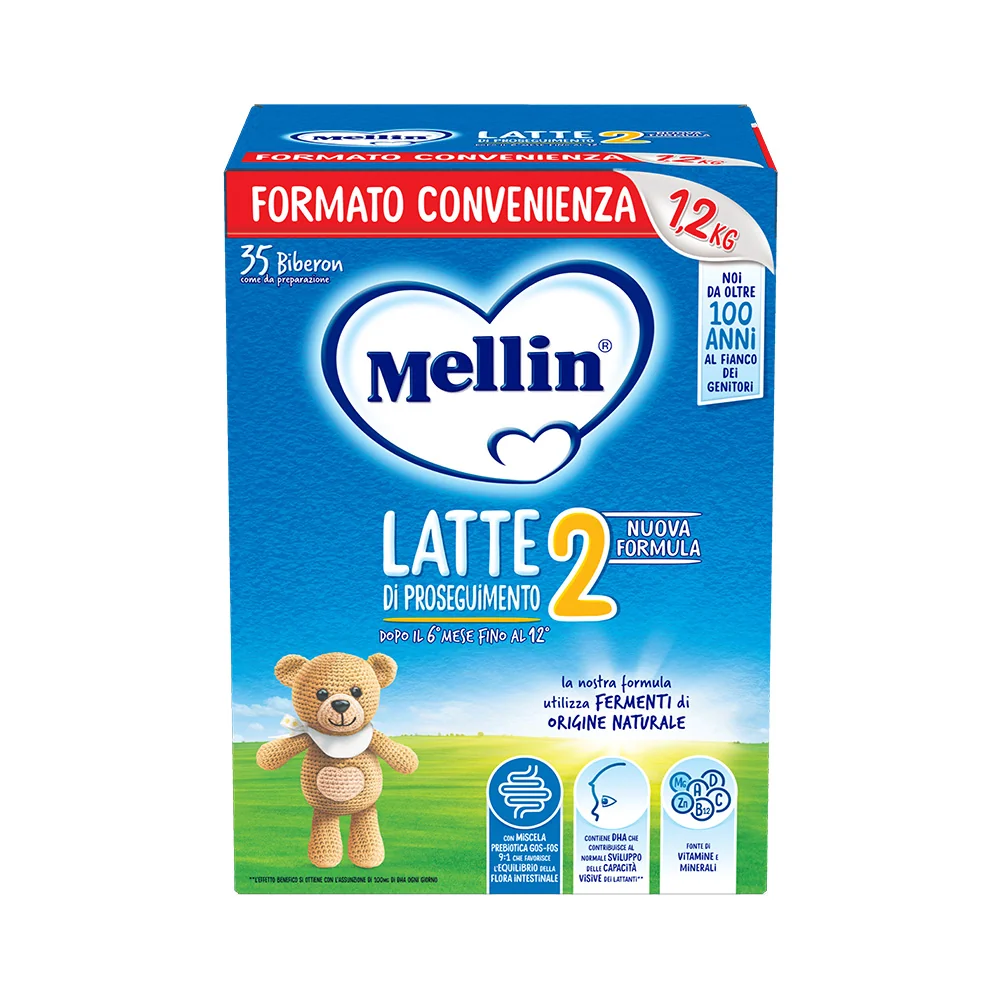 Mellin 2 Latte 1200 g Prima Infanzia