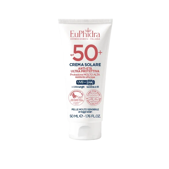 Euphidra Ka Crema Viso Ultra Protettiva 50+ 50 ml Protezione Molto Alta