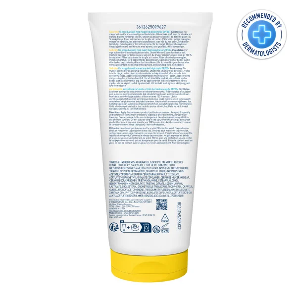 CeraVe Protezione Solare Spf50+ 177 ml Protezione Solare Ipoallergenica per Pelli Sensibili