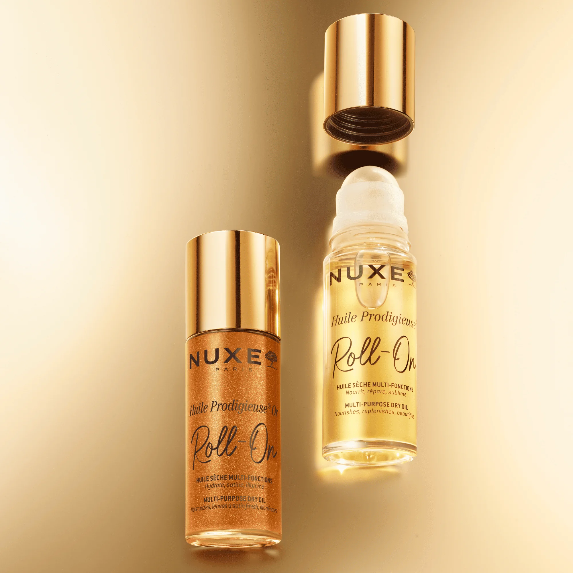 Nuxe Huile Prodigieuse Or Roll-On 60 ml Nutriente multiuso iridescente