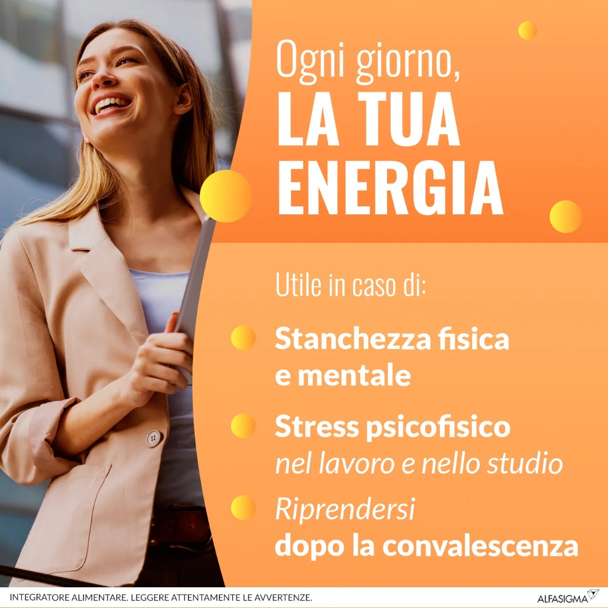 Alfasigma Carnidyn Plus 20 Bustine Integratore Stanchezza Fisica e Mentale