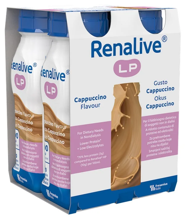 Renalive Lp Cappuccino 4 Flaconi Da 200 Ml