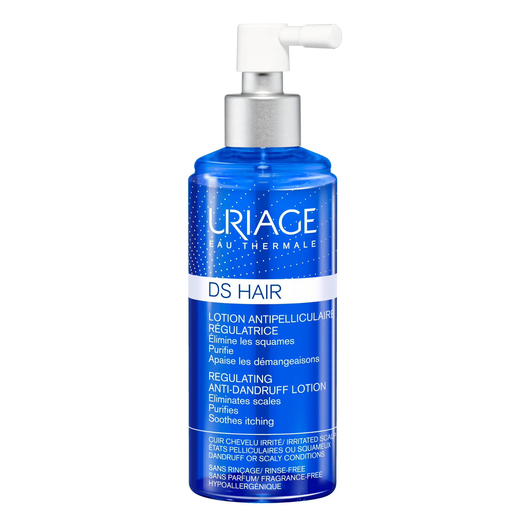 Uriage DS Hair Lozione Spray Lenitivo Regolatore 100 ml Pelle Sensibile Pelle Irritata
