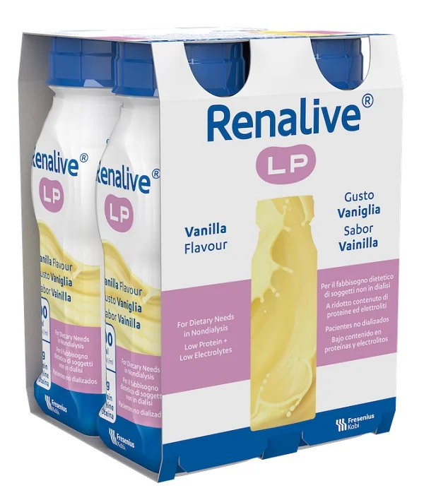 Renalive Lp Vaniglia 4 Flaconi Da 200 Ml