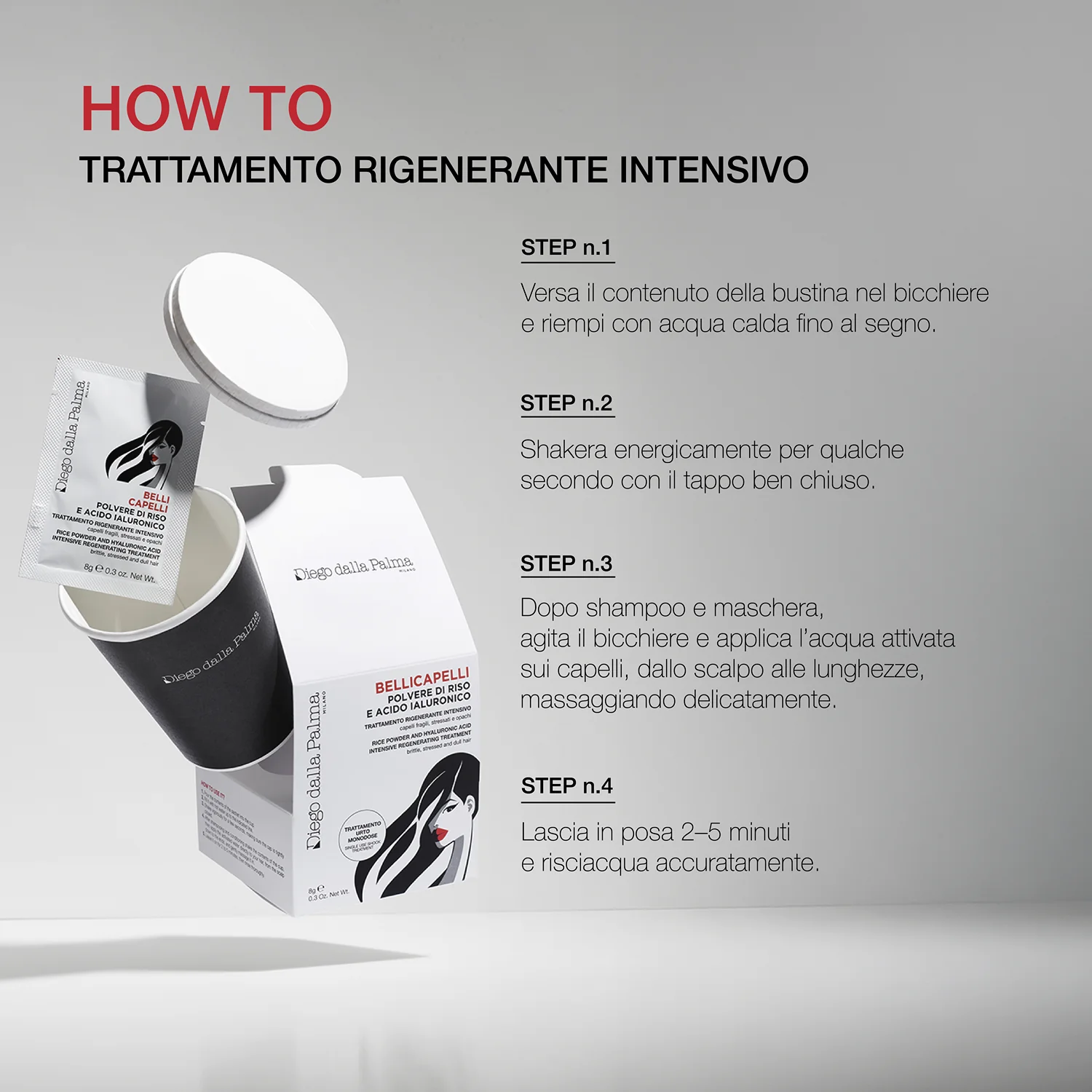 Diego Dalla Palma Polvere Di Riso & Acido Ialuronico Trattamento Capelli