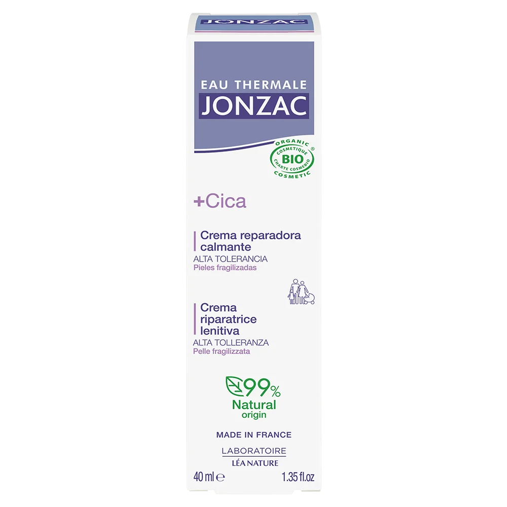Jonzac Cica+ Crema Riparatrice Lenitiva 40 Ml Pelli Fragili e Irritate