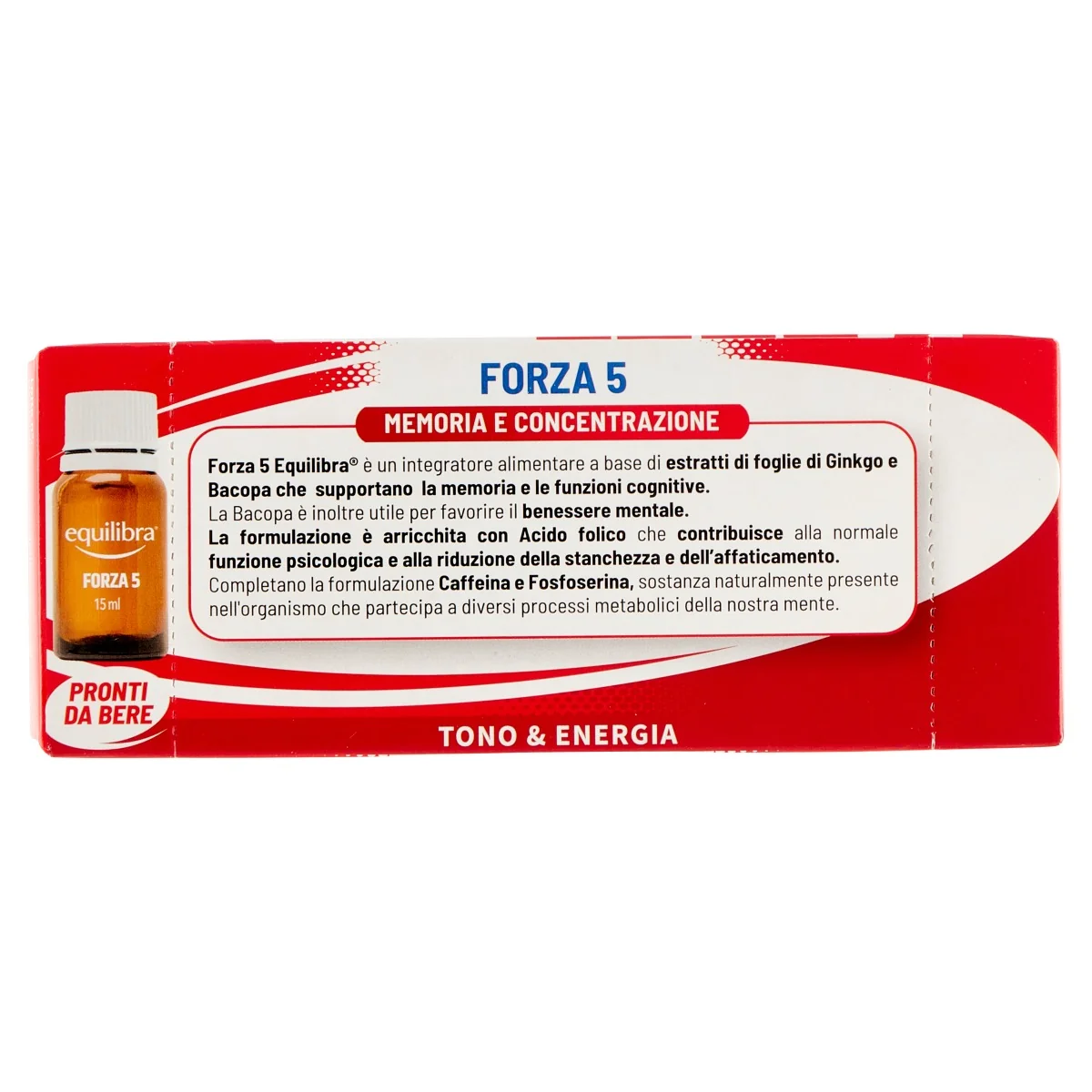 Equilibra Forza5 10 Flaconi Memoria e Concentrazione