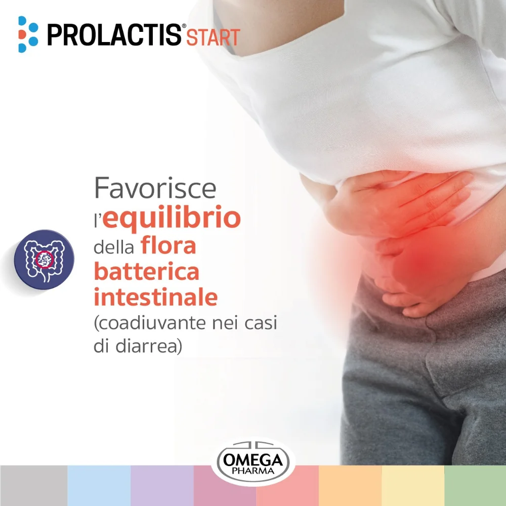 Prolactis Start Integratore Probiotico 10 Capsule Benessere Flora Batterica Intestinale