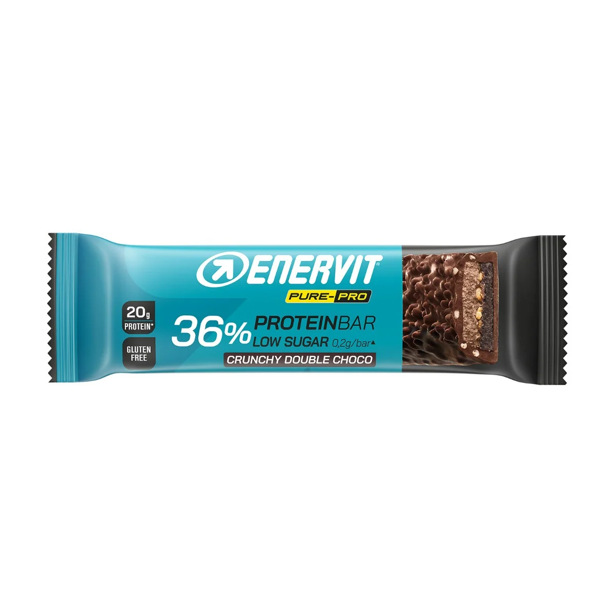 Enervit Pure Pro Bar 36% Double Choco 55 G Senza Glutine