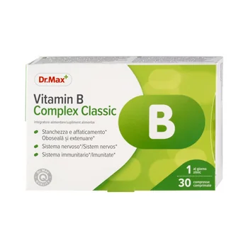 Dr. Max Vitamina B Complex Classic Supporta il Metabolismo Energetico e il Sistema Nervoso