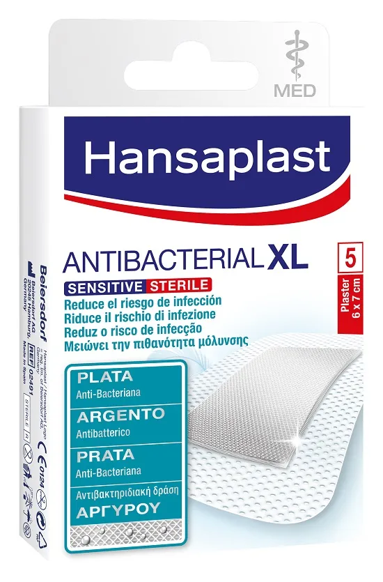 Hansaplast Sensitive Xl Silver